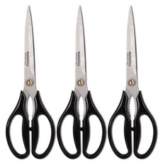 썬샤인 피올라 이지멀티 고기 가위 SKS-01, 블랙, 3개