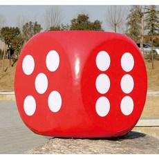 행사용 대형 주사위 운동회 보드게임 플레임 방수 점보 게임소품, 4. 30cm 옐로우, 4. 30cm 옐로우, 1개