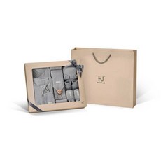 酷咕鴨 KUKU PLUS 竹纖羅紋成長懶人包巾禮盒-16件組，親膚透氣，新生兒必備，送禮首選