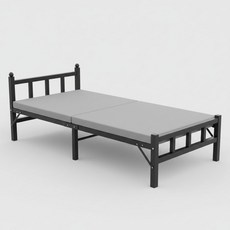 플레니스 접이식 간이 일반 침대, 블랙
