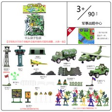 전쟁 피규어 모형 밀리터리 전투함 군인 병사 탱크 비행기 군사 군단 모래놀이 세트 장난감 와 남자아이들을 위한 선물., [07] 군사전략센터