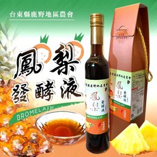 鹿野地區農會 鳳梨發酵液 400ml, 1個