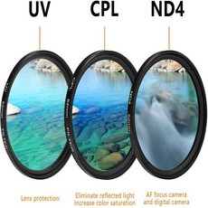 40.5mm UV CPL ND4 필터 소니 ZV-E10 A6700 NEX-6 7c 렌즈, 01 40.5mm