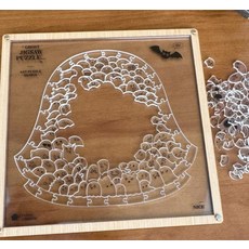 투명 퍼즐 어려운 할로윈 선물 프레임 고난이도 취미템 교구 액자, 단일 항목, 1피스, 1개