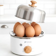 26년형 키친아트 찜기 계란 멀티 반숙 달걀 삶는기계 미니 고구마 멀티쿠커, 1577S1