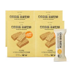 뉴트립 프로틴바 다이어트 저당 간식 단백질바 식약청인증 체지방감소 가르시니아 함유 에너지바, 360g, 4개