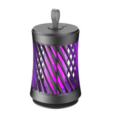 USB電擊式滅蚊燈 360°誘蚊, 深灰色直插款