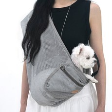 패리스독 이지 쿨매쉬슬링/이동가방, 네이비