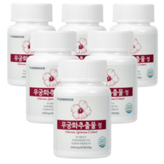 네츄럴바이오팜 무궁화추출물 무궁 밸런스 핏 Fit 식약청인증 Haccp, 6개, 60정