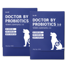 닥터바이 프로바이오틱스 강아지 영양제, 30회분, 장건강/유산균, 2개
