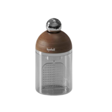 電動起泡器 洗臉慕斯 沐浴乳打泡器 快速發泡, 圓頭款, 1個, 胡桃木色