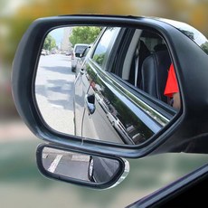 리빙쉘 자동차 백미러 후방확인 광각 보조거울, 1개