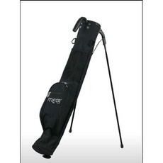 MEGA GOLF 高爾夫腳架練習袋 輕巧便攜 穩固耐用 時尚簡約, 黑色, 1個