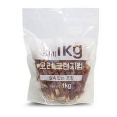테비사사미 오리 크런치껌 1kg 강아지 간식 대용량 1kg, 상세페이지 참조