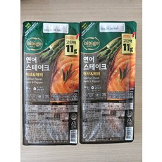 기타생선 필렛 비비고 연어 순살 스테이크 60g 4개