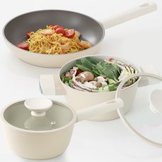 IH 인덕션 냄비 후라이팬 세트 3종, 1세트, 편수18+양수20+후라이팬24