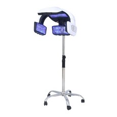 미용실 열처리기 셋팅 염색 헤어 염모기 워머기, 1단계 블루 라이트 철제 광파 모델, 기본 색상