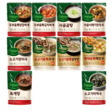 비비고 국 탕 찌개 10종, 1세트