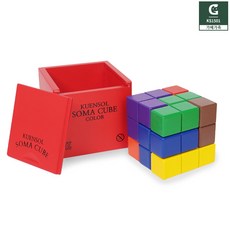 수학학원 소마큐브 빨간통 칼라 3D퍼즐 공간지각력 향상 공간능력 도형놀이