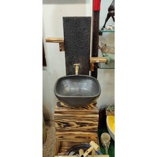 娟兒藝品 如魚得水洗手盆 木座藝術品 洗手台, 1個