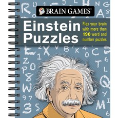 Brain Games - Einstein Puzzles: Flex Your Brain with More Than 190 Word and Number Puzzles Spiral, Publications International,..., English, 9781645586555
