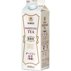 UCC 호머 홍차다질린 무설탕 종이팩 1000ml×12개, 1L, 1개