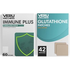 코엔자임 운동 능력 베루 웰니스 뇌 듀오 라이프스타일 패치 오메가3 Q10 자가 접착 시 릴리스 국소 810시(42일 공급), 1