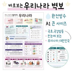 바로보는 우리나라 대한민국 벽보 우리나라 포스터