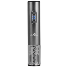 Home H you 電動紅酒開瓶器 自動開瓶 鐵灰色 附割紙器, 1個