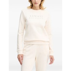 아르마니익스체인지 로고 디테일 스웨트셔츠