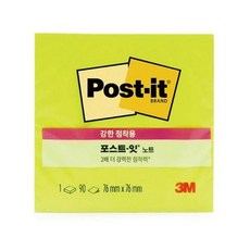 3M 슈퍼스티키 654새싹그린(76x76mm 90매), 없음