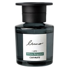 CARMATE LUNO 車用液體香水芳香劑 L851 白色佛手柑香 80ml 持久清新, 1個, L851白色佛手柑香