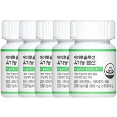 에이토솔루션 엽산 300mg 30정 X 5개, 1개