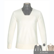 [SNP 골프] 남성 반폴라집업 골프니트티셔츠