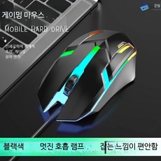 유선 게이밍마우스 저소음 인체공학 디자인 컴퓨터 노트북 데스크톱 게임용 마우스, X-1 고감도 발광 게임 마우스, 단일 모델