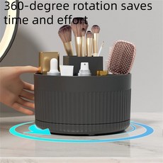 360 보관함 데스크탑 회전 책상 보관을위한 브러쉬 다기능 주최자 펜 화장대 욕실 홀더 연필