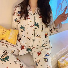 짱구는 못말려 갤럭시 긴팔 잠옷 세트