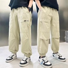 賣場優選新款可愛童裝兒童防蚊褲男童防蚊褲薄款2025新款中大童夏季長褲子夏款兒童運動速幹褲夏裝