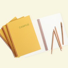 뮤즈 캠퍼스 골든 트윈링 무선종합장, 4개, 골드