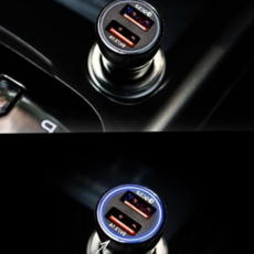 차량용고속무선충전기 차량용 핸드폰 충전기 듀얼 스마트폰 QC3.0 79000EA 1EA, 본상품