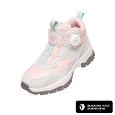 [블랙야크키즈 중계점] *F/W이월 초특가 BIGSALE* 아이스 레인보우 (핑크) 깔끔한 컬러 배색과 스니커즈 디자인에 방한 기능을 담아낸 겨울 시즌화 아웃도어 등산화로 활용가능