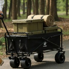 야외활동 짐운반 접이식 손수레 바퀴달린 이동형 캐리 카트 캠핑장비 운반용 폴딩, 1개, 상세페이지 참조