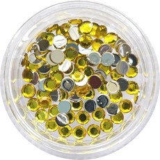 네일쎈 네일스톤파츠 아크릴 스톤 원형각 3.0mm, 1개, 존퀼 A
