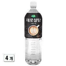 희창 자연생각 제로설탕 카페시럽(무설탕 제로 칼로리), 4개, 1.45L