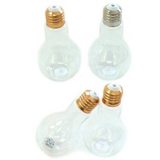 혜명잡화마트 LED 700ml 전구페트병(전구 유_뚜껑 유) 만들기교구 만들기재료 DIY만들기 만들기키트 미술키트