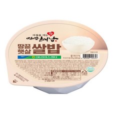 해남 땅끝햇살 쌀밥 5.04kg(24P) 박스 프리미엄 즉석밥, 24개, 210g