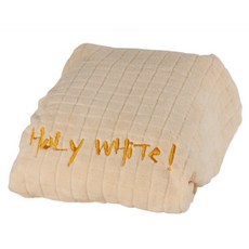 HOLY浴巾 無染劑柔軟吸水大浴巾 寶寶嬰兒親膚浴巾, 米色, 1個