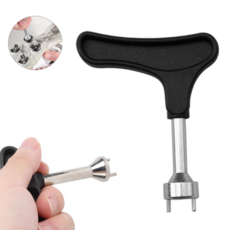 [72 스윙스] 고급형 골프 스파이크 렌치 징 조이게 교체 핸들, 일반렌치, 2개