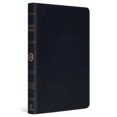 (영문도서)ESV Large Print Thinline Bible (Genuine Leather Black) Leather, Crossway, English, 9798874906702