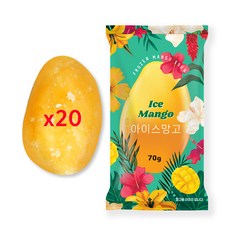 맥그로우앤마리 냉동 아이스망고, 20개, 70g